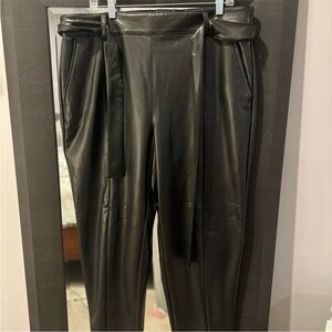 Loft vegan leather pants